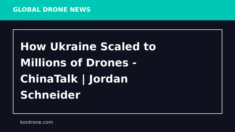 How Ukraine Scaled to Millions of Drones - ChinaTalk | Jordan Schneider