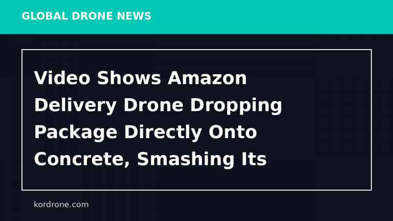 Video Shows Amazon Delivery Drone Dropping Package Directly Onto Concrete, Smashing Its Delicate Contents - Futurism