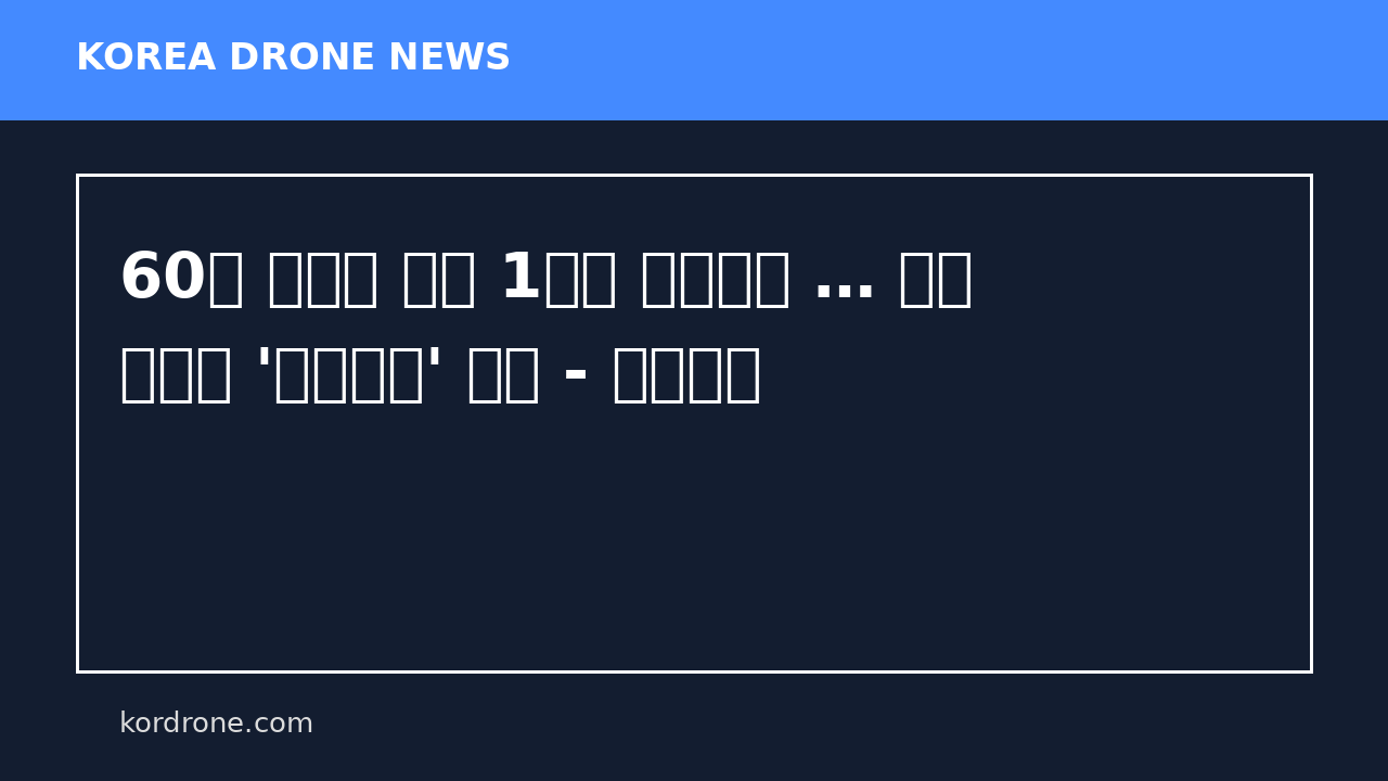 60억 미사일 대신 1만원 레이저빔 … 드론 요격도 '초가성비' 진화 - 매일경제