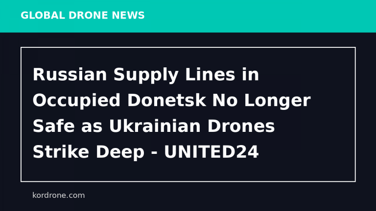 Russian Supply Lines in Occupied Donetsk No Longer Safe as Ukrainian Drones Strike Deep - UNITED24 Media