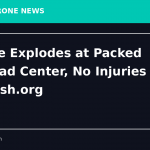 Drone Explodes at Packed Chabad Center, No Injuries - Anash.org