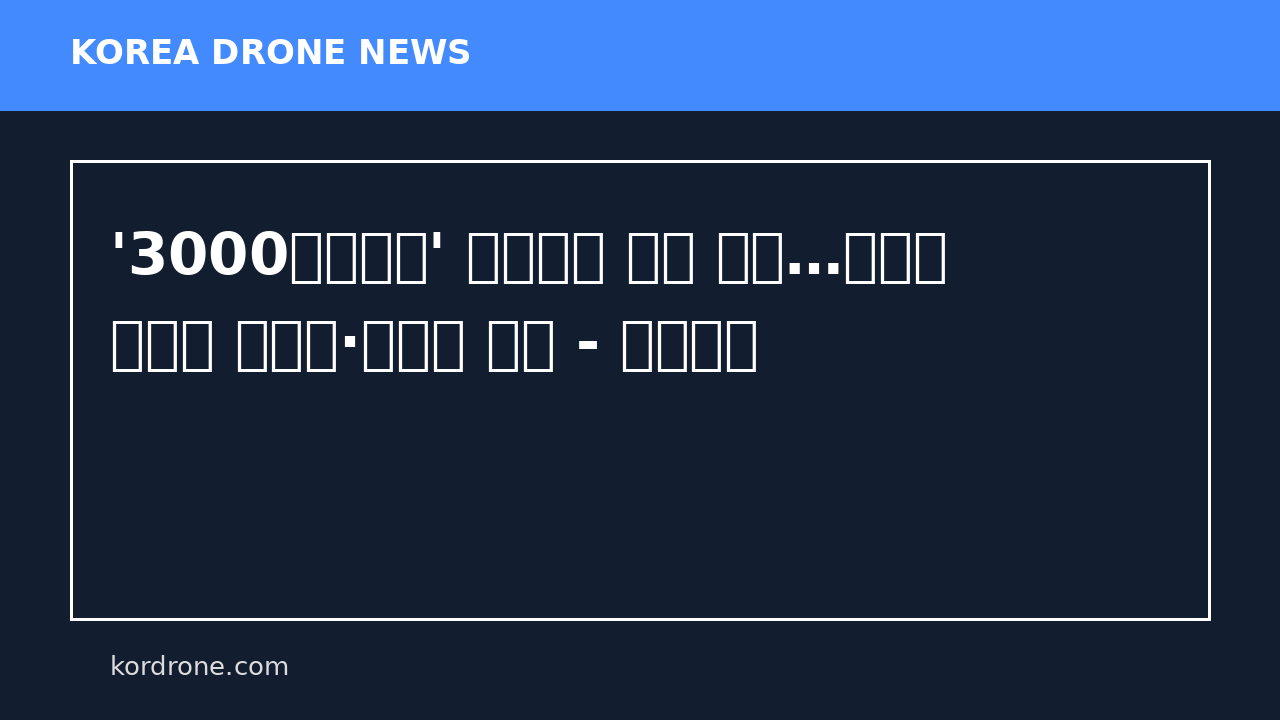 '3000만원짜리' 자폭드론 개발 경쟁…중동戰 활약에 프랑스·일본도 관심 - 한국경제