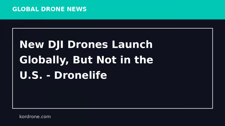 New DJI Drones Launch Globally, But Not in the U.S. - Dronelife