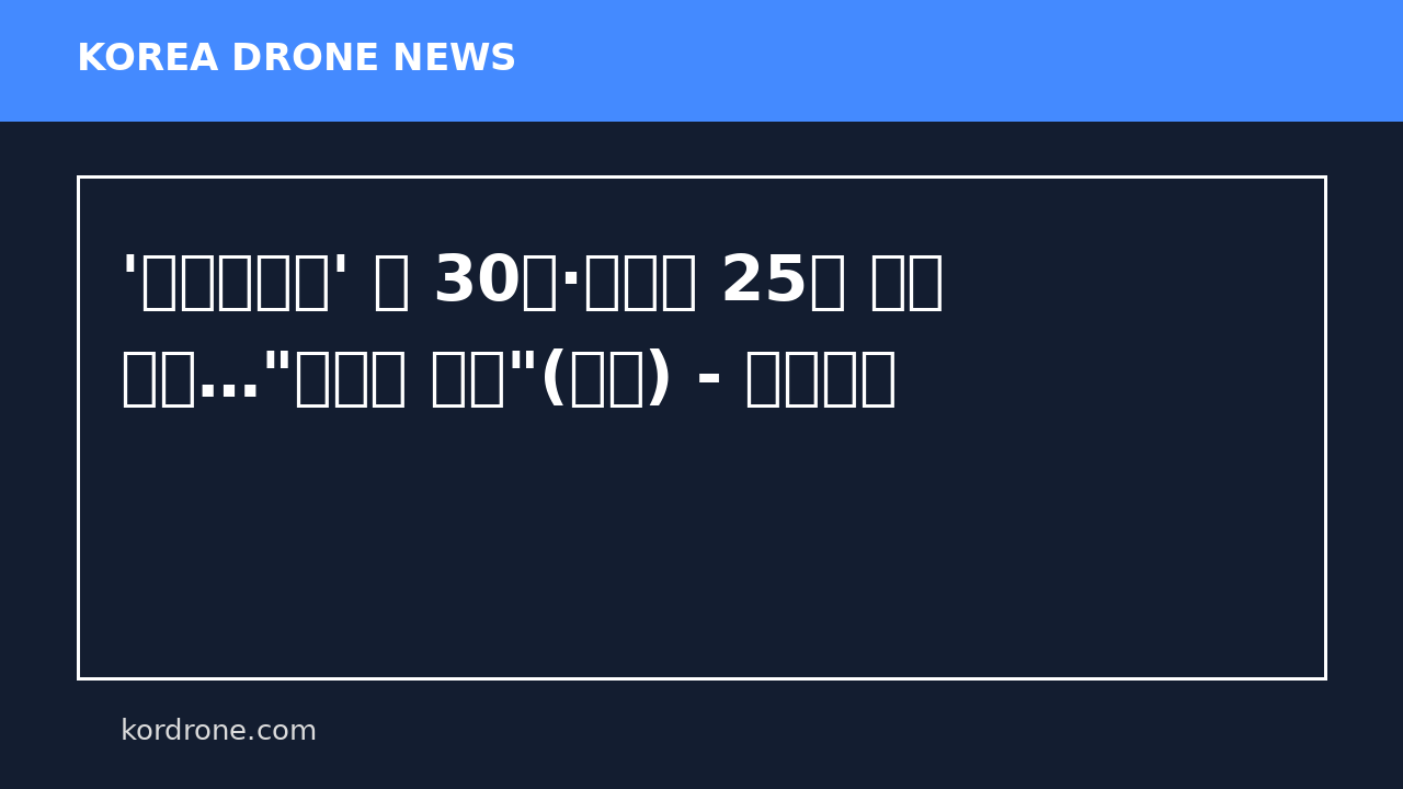 '평양무인기' 尹 30년·김용현 25년 징역 구형…"반국가 범죄"(종합) - 연합뉴스