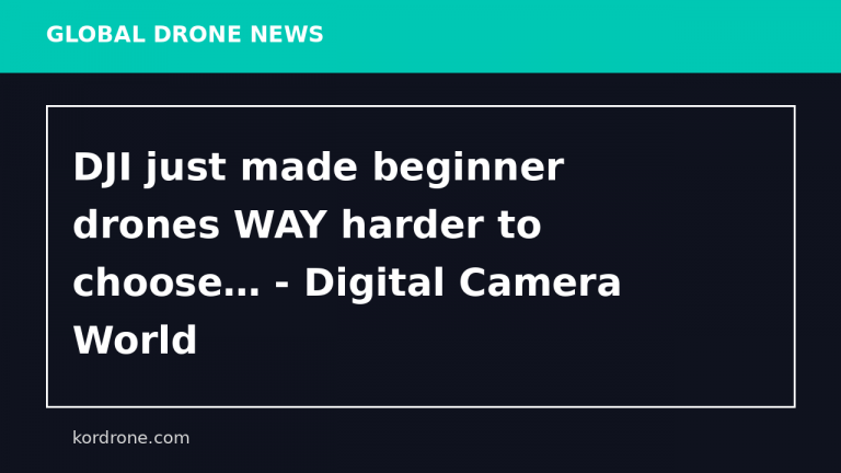 DJI just made beginner drones WAY harder to choose… - Digital Camera World