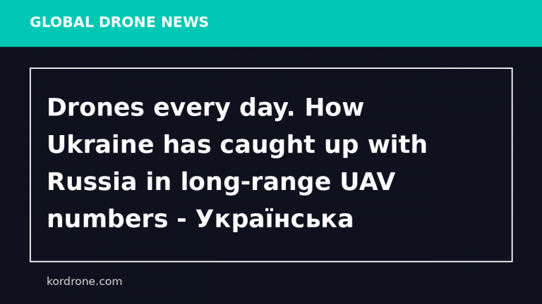 Drones every day. How Ukraine has caught up with Russia in long-range UAV numbers - Українська правда