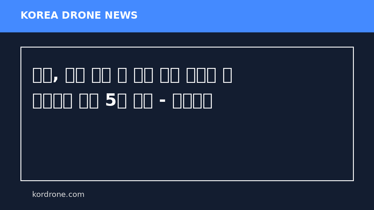 검찰, 드론 날려 美 항모 불법 촬영한 中 유학생에 징역 5년 구형 - 조선일보